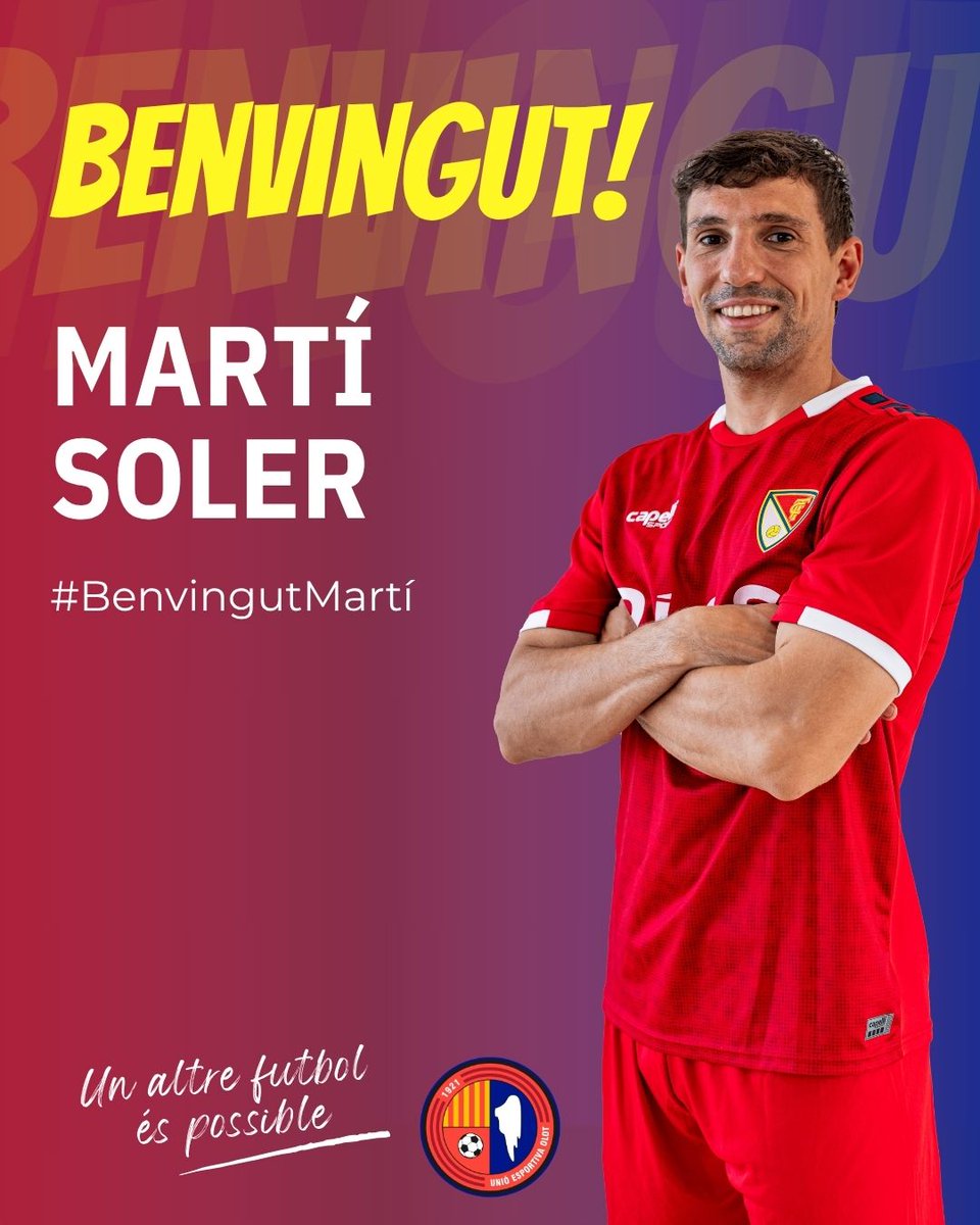 UEO1921's tweet photo. [OFICIAL]: ✍️🆕 Martí Soler (@TerrassaFC), nou migcampista de la #UEOlot.

🔎 Manresà de 2️⃣7️⃣ anys amb molt bagatge a la categoria. Contenció, sentit tàctic i bon tracte de pilota!

🏠 Benvingut a la casa, Martí. A per totes!

ℹ️ https://t.co/2iYiMh5G0j

#BenvingutMartí #2RFEF3 https://t.co/iOGL9AM7bL