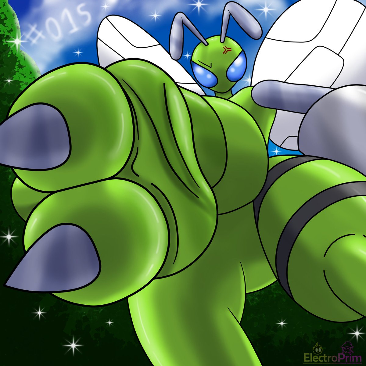 #015 Beedrill
A lot of people would panic in this situation, but I'm kind of the opposite, if you know what I mean ^^
I think Beedrill is angry xd

Dex entry for : Footdex