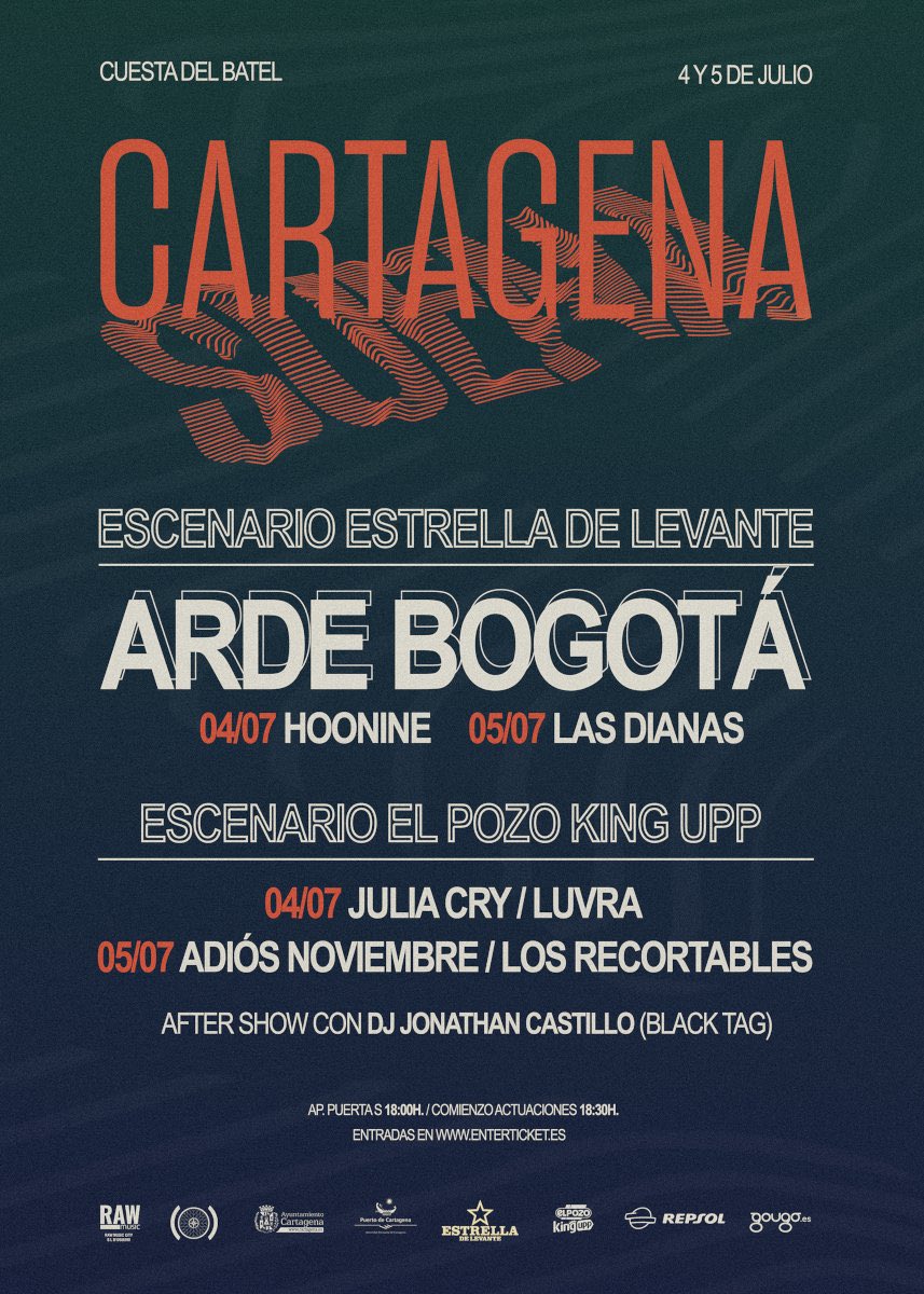 CARTAGENA

Invitadas de lujo para esta fiesta.

Con propuestas increíbles, mucho talento, mucho poder, y que NO os debéis perder.

Bienvenidas a este percal:

<a href="/HOONINE_/">HOONINE</a> 

<a href="/lasdianas_/">Las Dianas</a> 

❤️❤️❤️

Y también talento local y de categoría en el escenario Pozo King Upp.

Nos vemos en CT
