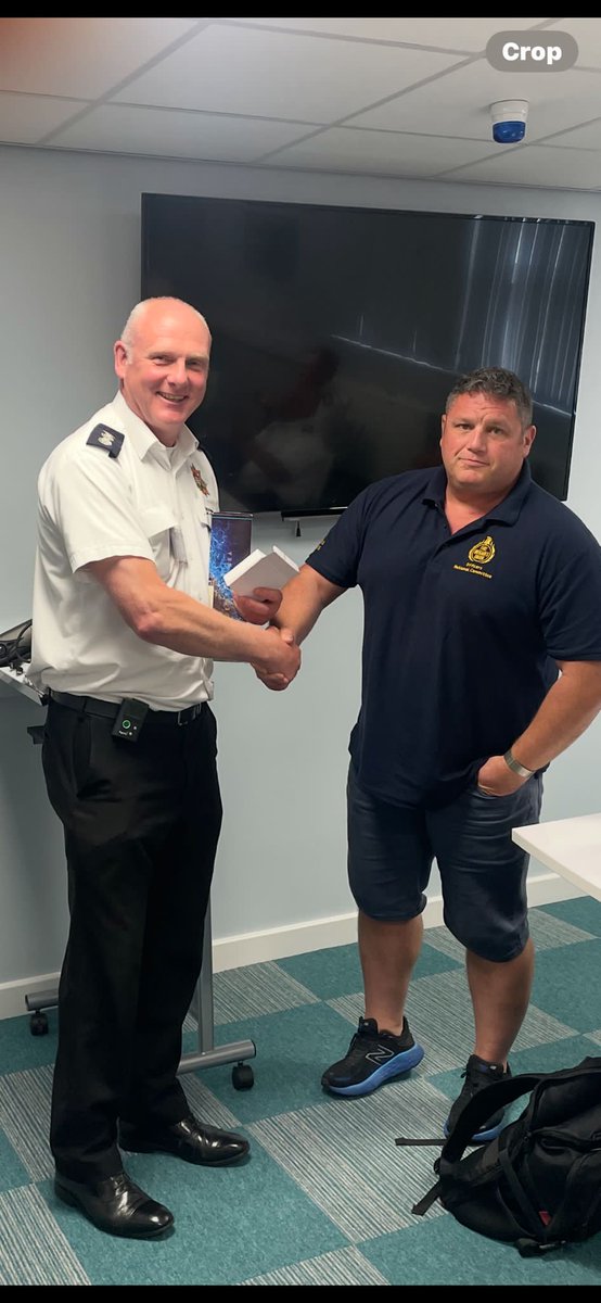 LeicsFBU's tweet image. Wishing our member Bro. Nick Stanborough, Station Manager for Central District, a long, happy and healthy retirement! Here he is being presented a retirement gift from our ONC National Secretary Pete Trayner.