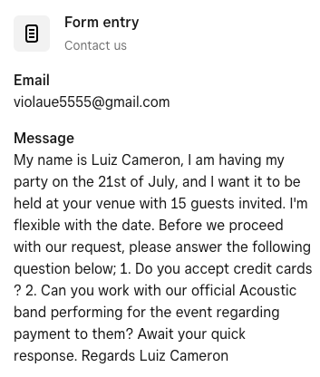 who doesn't love a scam? this is a common scam where they try to get the restaurant to pay for the band first and then don't show.

we hope your noodles are stale and your rice uncooked 😤