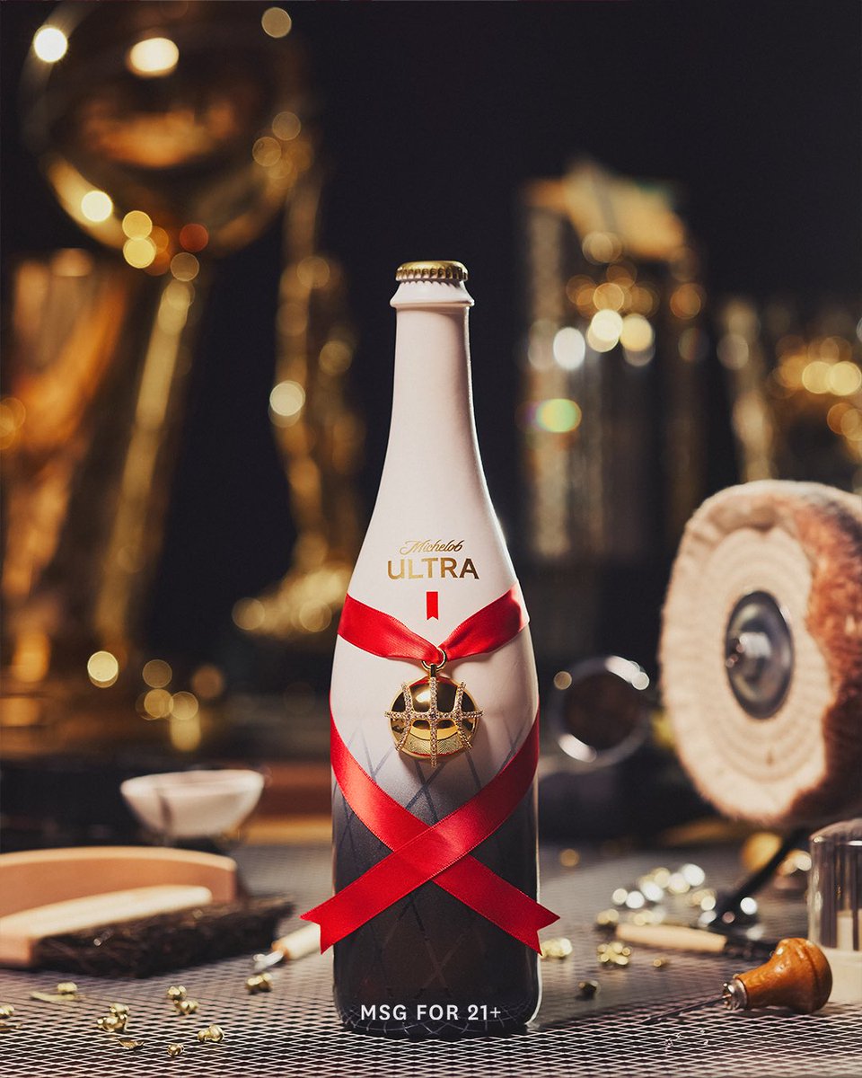 michelob ultra nba championship bottle