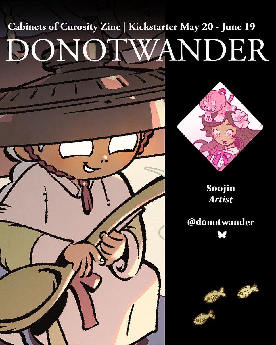 We’re getting super close to 75%! Help us get there!

Please check out the link our bio to show some support for our amazing contributor <a href="/donotwander/">soojin</a> via KICKSTARTER and get a copy of 「CABINETS OF CURIOSITY」for yourself!

tinyurl.com/yw3w2wh3