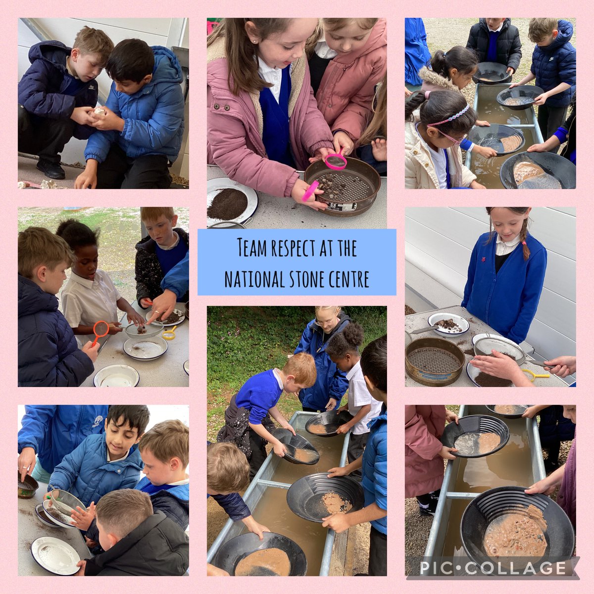 Team Respect on our trip to the National Stone Centre. What a way to kickstart our rocks unit in Science!