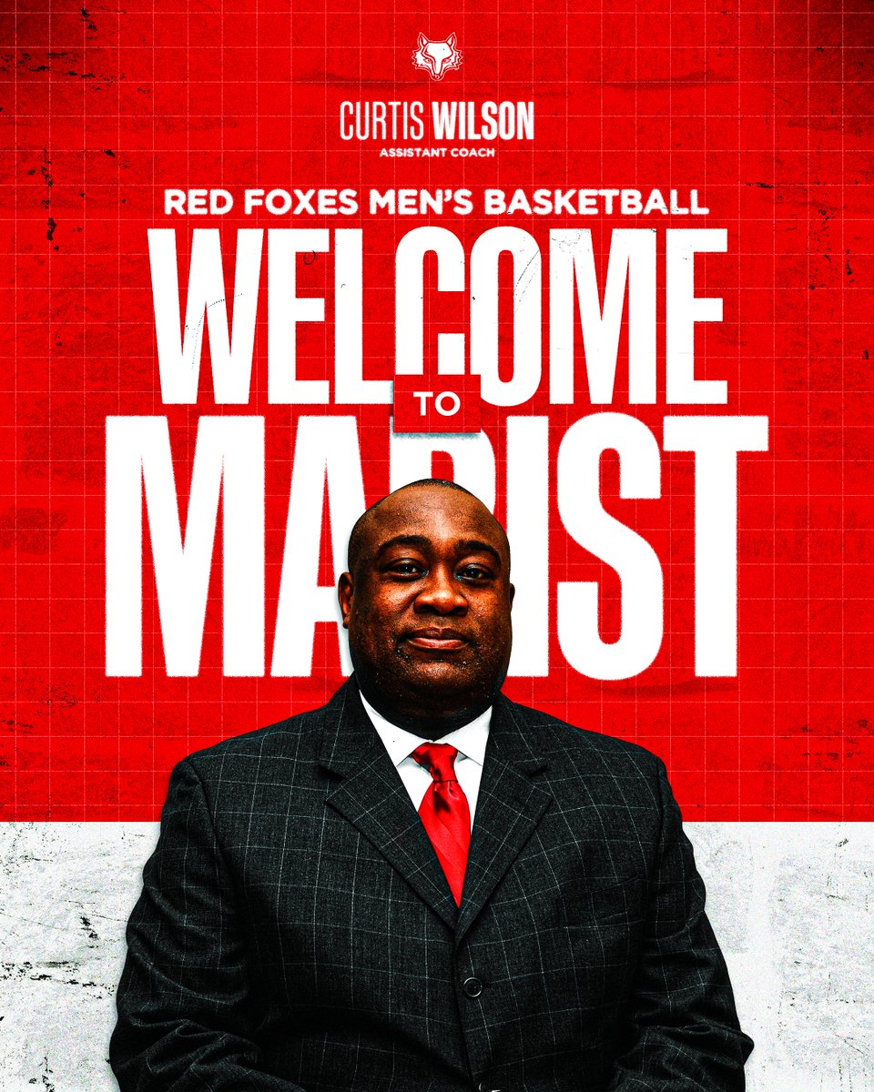 MaristMBB's tweet image. The Red Fox family just got stronger.
Join us in welcoming Assistant Coach Curtis Wilson to Marist!
🔗 ow.ly/C1aE50W4Yxi