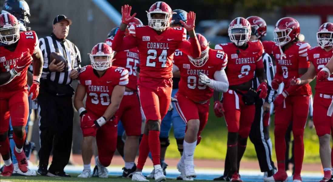 Nick Barber (@nick94barber) on Twitter photo After an awesome conversation with <a href="/CoachBhakta/">Satyen Bhakta</a> I am blessed to say I have received an offer from Cornell University!! #GoBigRed
<a href="/DanSwanstrom/">Dan Swanstrom</a> <a href="/coach_dees/">CoachAD</a> <a href="/Sean_Reeder/">Sean Reeder</a> <a href="/Coach_Hatcher20/">Mike Hatcher</a> <a href="/Coach_KLewis/">Kemmie Lewis</a> <a href="/SaBrandeis/">Broncos Country 🐎</a> <a href="/BroncoRecruits8/">Brandeis Broncos Recruiting</a> <a href="/JButler_210/">Josh Butler</a> <a href="/BDammone/">Along The Wire</a> <a href="/_RL_Martin/">R.L. Martin</a> <a href="/pressure7v7/">4thQuarterPressure7v7</a> After an awesome conversation with <a href="/CoachBhakta/">Satyen Bhakta</a> I am blessed to say I have received an offer from Cornell University!! #GoBigRed
<a href="/DanSwanstrom/">Dan Swanstrom</a> <a href="/coach_dees/">CoachAD</a> <a href="/Sean_Reeder/">Sean Reeder</a> <a href="/Coach_Hatcher20/">Mike Hatcher</a> <a href="/Coach_KLewis/">Kemmie Lewis</a> <a href="/SaBrandeis/">Broncos Country 🐎</a> <a href="/BroncoRecruits8/">Brandeis Broncos Recruiting</a> <a href="/JButler_210/">Josh Butler</a> <a href="/BDammone/">Along The Wire</a> <a href="/_RL_Martin/">R.L. Martin</a> <a href="/pressure7v7/">4thQuarterPressure7v7</a>