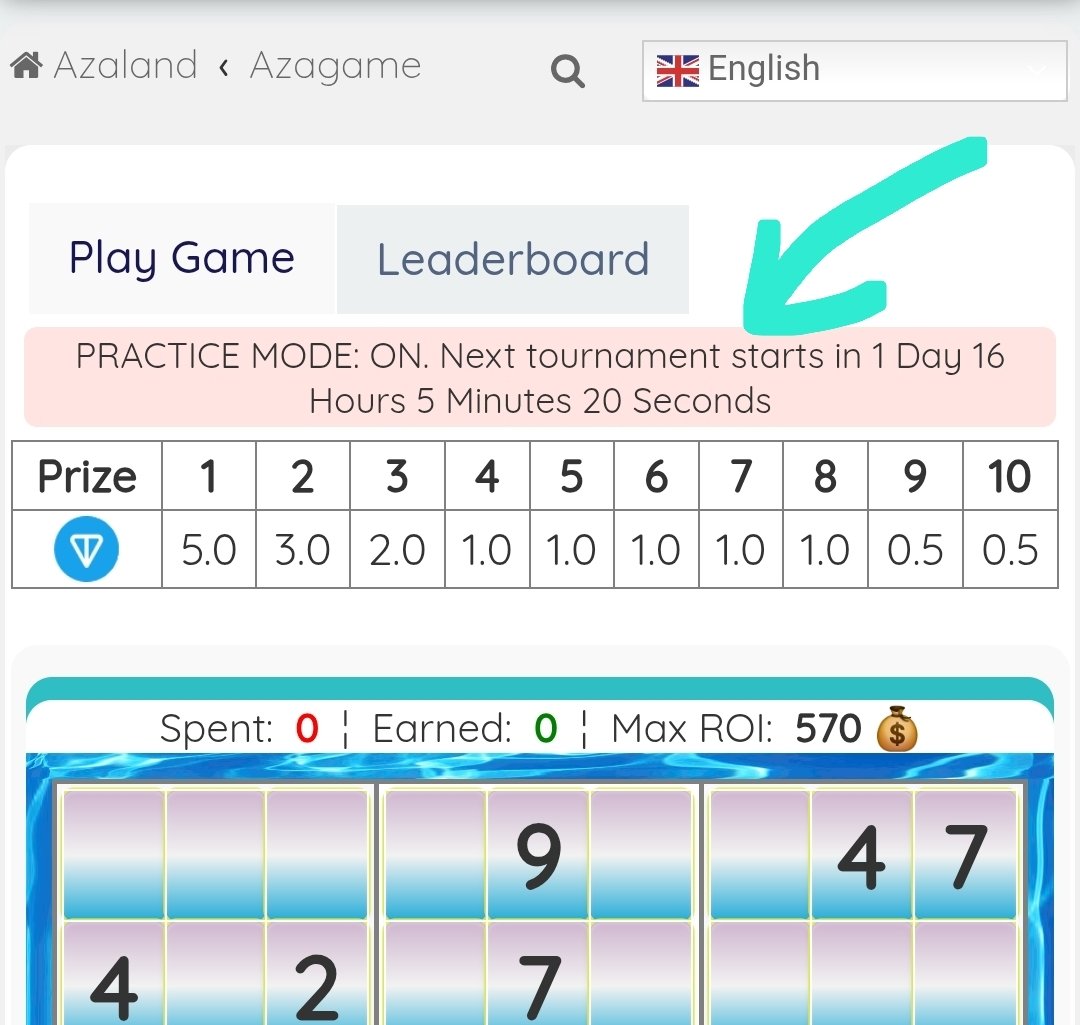 ProjectAzaland's tweet photo. It's #Azagame Tournaments time!

15 $TON prize giveaway. We just shared 10 $TON to the pre-season participants.

Now we're ready for Season 1.0 with 15 $TON prize pool.

Practice mode: ON.
Timer is set. Play on Telegram mini app 
https://t.co/7Dh89nRi71 

Azagame - a #FinLit game https://t.co/8Avr8itLcz