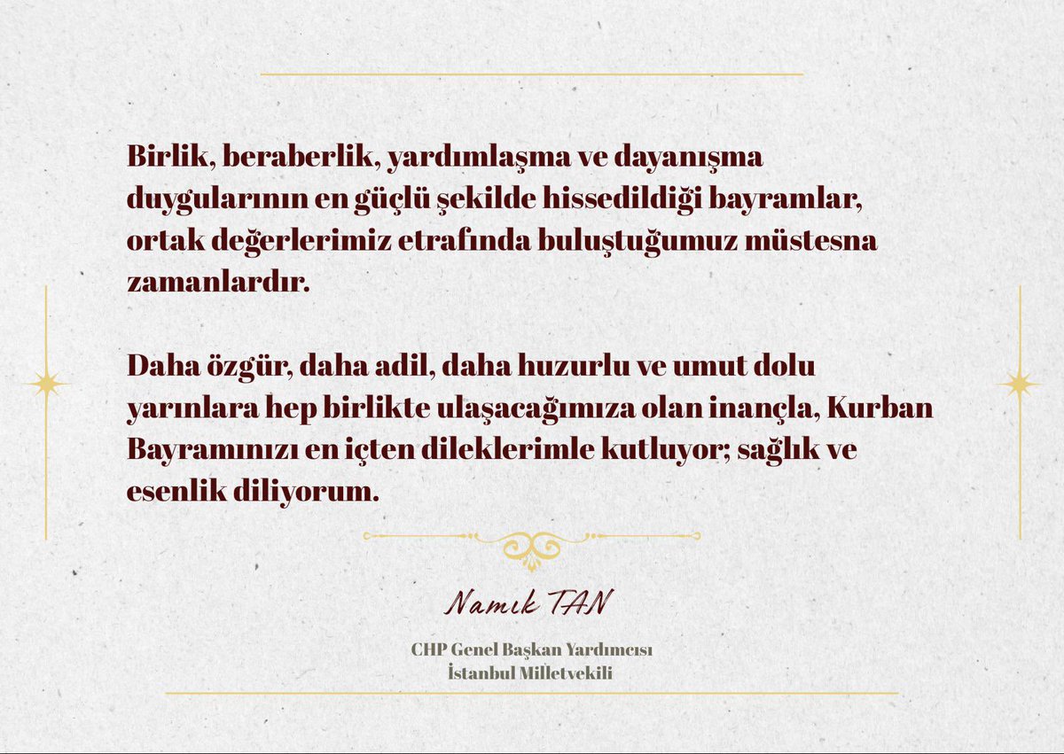 Namık Tan (@namiktan) on Twitter photo 