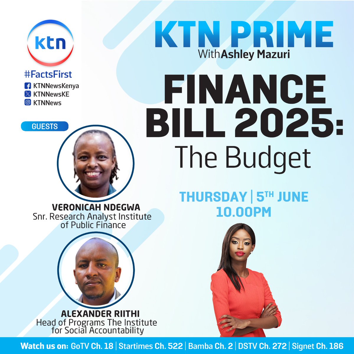 TISAKenya's tweet photo. 🔥 Tonight on KTN 10PM 🔥
Catch our Head of Programs, Alexander Riithi, at 10 PM as he breaks down the Finance Bill 2025 📉💰 and what it means for YOU 👀📺
Don’t miss it — it’s gonna be real, raw, and relevant 💬🇰🇪 #FinanceBill2025 #KTNNews #OkoaUchumi #TaxTalks #WhatTheyDontTellYou #FactsFirst