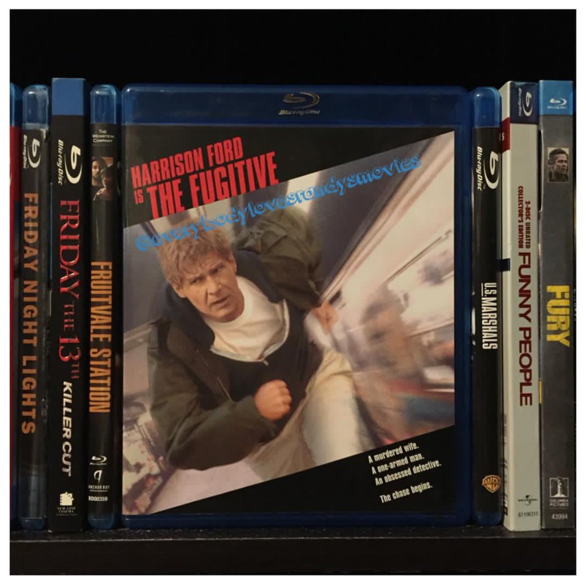 RandysMovies's tweet photo. Movie: #TheFugitive (1993)
Starring: #HarrisonFord #TommyLeeJones #SelaWard #JoePantoliano #AndreasKatsulas #JeroenKrabbé #DanielRoebuck #JulianneMoore
Directed By: #AndrewDavis
#BluRay
#MovieNerd
#MovieCollector
#BluRayCollection
#MovieCollection
#MovieBuff
#PhysicalMedia
#FilmTwitter