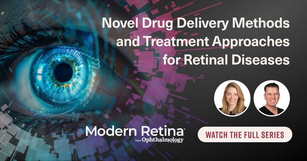ModernRetina's tweet image. We’re wrapping up our video series on novel retinal drug delivery methods with 2 critical episodes:
-Episode 7 discusses PDS risks and adoption barriers
-Episode 8 explores faricimab + aflibercept 8mg

Watch now: hubs.li/Q03qGL9V0

#IntravitrealTherapy #PortDeliverySystem