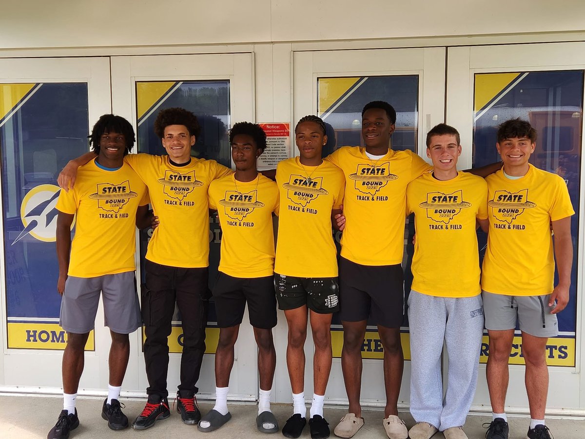 Good luck to our state track and field athletes this weekend! Go Rockets!