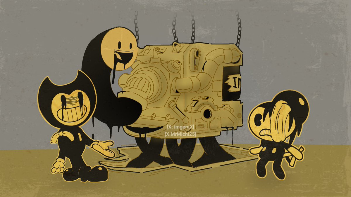 Bendy and the darkness machine Based entirely on the concept Made Bendy and the darkness machine Based entirely on the concept Made