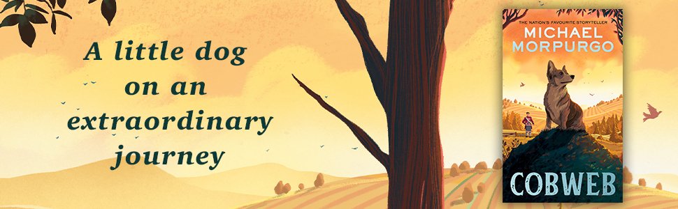 COBWEB by Michael Morpurgo is out today in paperback!  

Inspired by a true story of the French Drummer Boy of Waterloo, COBWEB is a moving tale about animals, war, heartbreak and heroism🐕