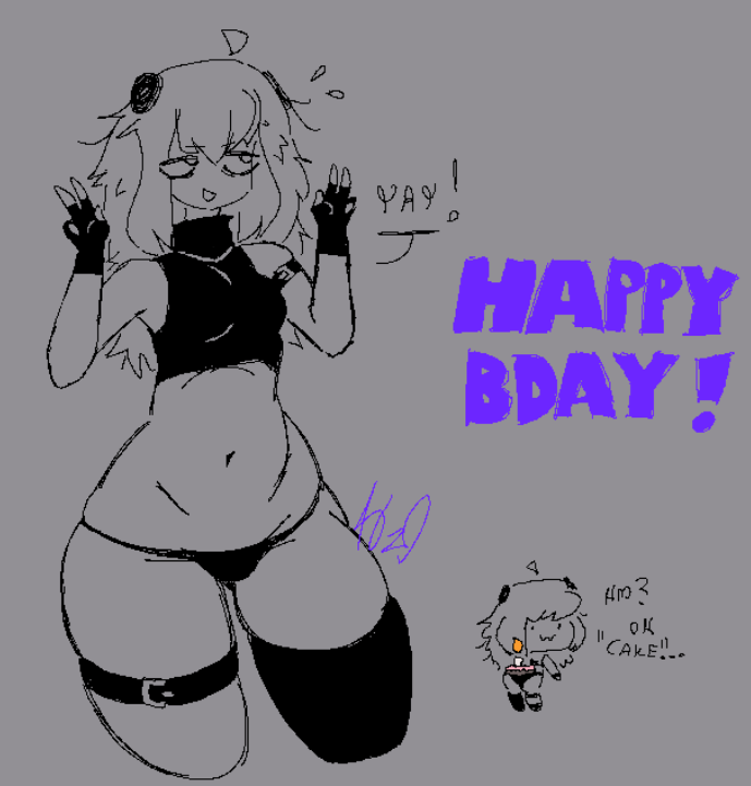 H2Overthinker's tweet image. #kazunyarts @skKAZU1 happy bday :3