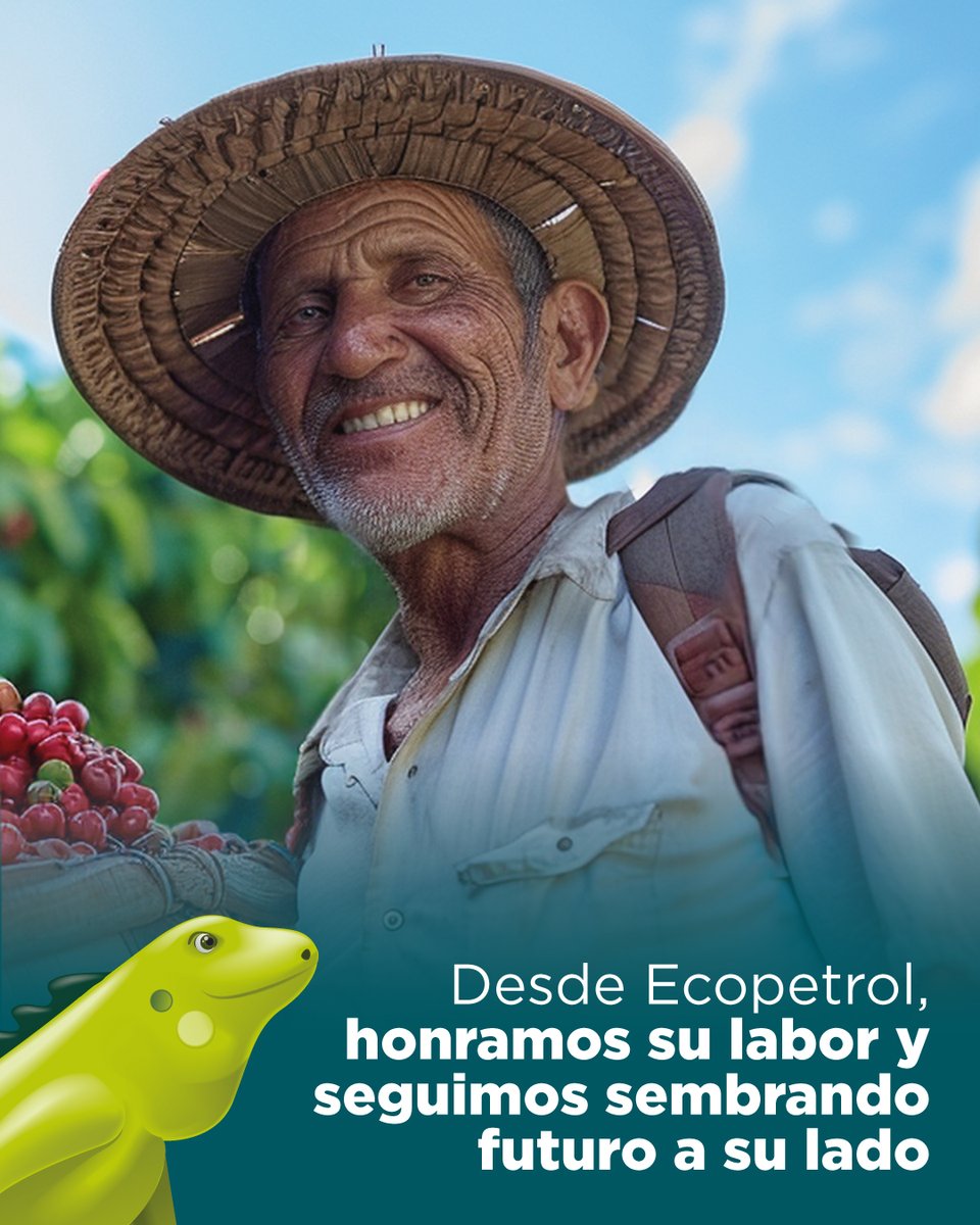 #DíaDelCampesino | Honramos y celebramos a quienes cultivan con esfuerzo el alimento que llega a nuestras mesas.

 Ecopetrol ha acompañado a +25.000 familias rurales con proyectos sostenibles desde 2019.

💚Gracias por sembrar vida.

#CampoColombiano #Ecopetrol