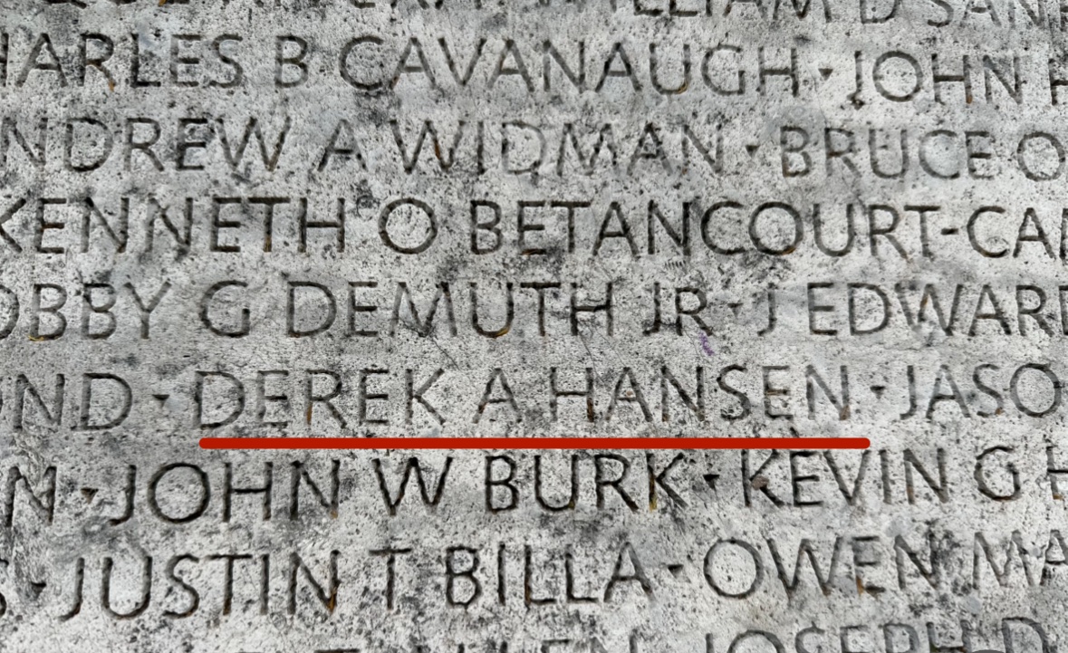 CigfranOGymru's tweet image. Visiting the memorial wall for fallen friends from my time as a policeman.