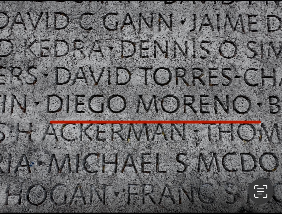 CigfranOGymru's tweet image. Visiting the memorial wall for fallen friends from my time as a policeman.