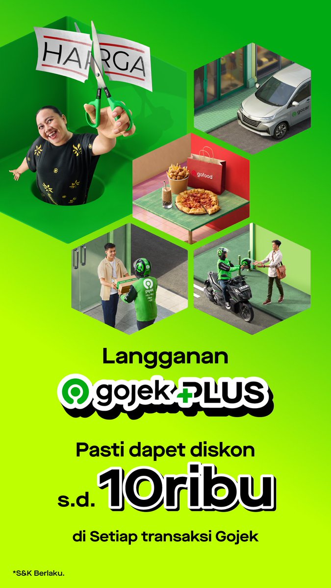 ecovolutionbemf's tweet image. HAH demi apa idul adha GOJEK SEDEKAH BANGET.. terkhusus warga semarang inii!!!! 
Langganan Gojek Plus+ diskon 10rb disetiap transaksi
tinggal REDEEM + SHARE kode vouchernya + TRANSAKSI sebanyak-banyaknya😆
LEGOOOOO 🏎️💨
@gojekindonesia #GSKSmg2025