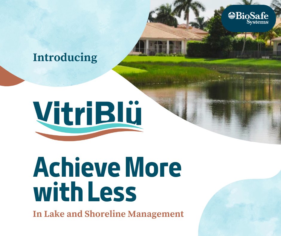BioSafe_Systems's tweet image. biosafesystems.com/news/introduci… BioSafe Systems introduces VitriBlü, an acidified copper algaecide specially designed for use with GreenClean® Liquid 5.0 for fast and effective algae control.