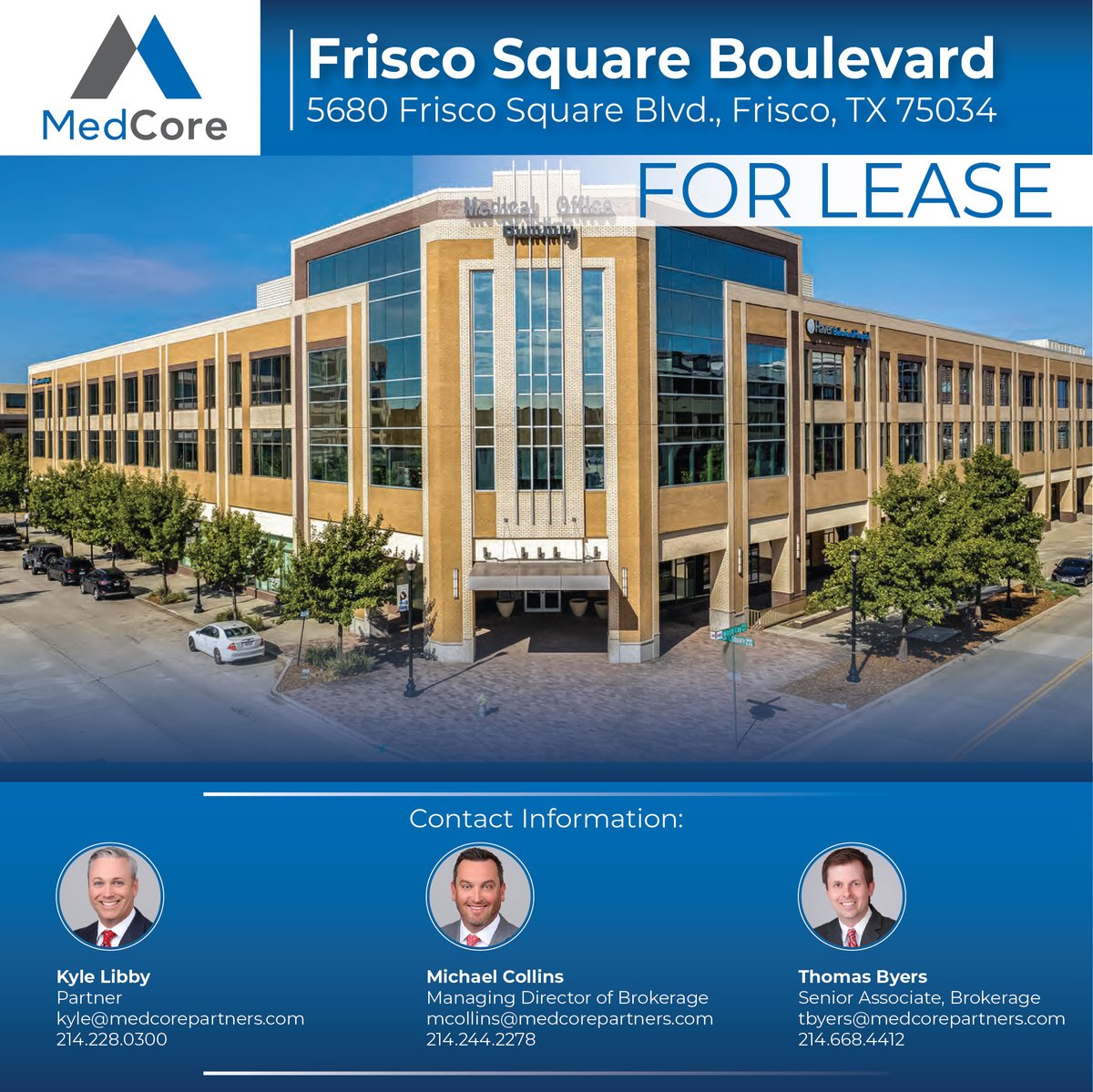 ✨Spec Suite Avialable!✨
This prime location in the heart of rapidly growing Frisco has one spec suite left!  
loom.ly/Z-iUU_M
#MedCore #TheMedicalRealEstateExperts #MedicalRealEstate #HealthcareRealEstate #medicalofficebuilding   #landlordrep #tenantrep #FriscoTexas