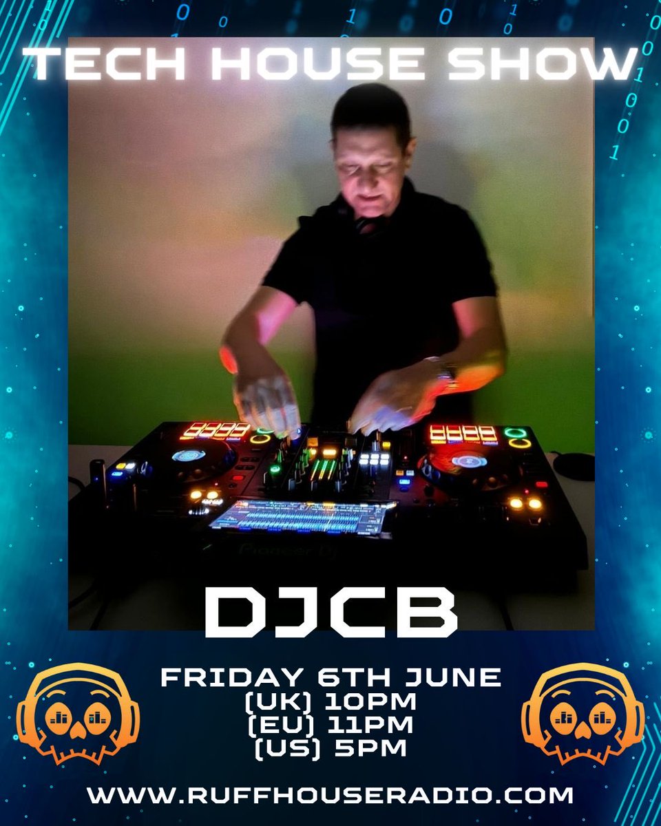 charlesbaker73's tweet photo. Catch my on @ruffhouse_radio this Friday 6 June at 10pm for a tech house special! https://t.co/FXSEg5bBM2