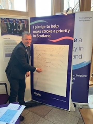 Michael Foley (@foleysascotland) on Twitter photo Delighted to have <a href="/GrahamSMSP/">Graham Simpson</a> drop by our <a href="/StrokeScotland/">StrokeAssocScotland</a> exhibition this week at <a href="/ScotParl/">Scottish Parliament</a> - a pleasure to meet you, and thank you for signing our pledge board for prioritising stroke in Scotland! Delighted to have <a href="/GrahamSMSP/">Graham Simpson</a> drop by our <a href="/StrokeScotland/">StrokeAssocScotland</a> exhibition this week at <a href="/ScotParl/">Scottish Parliament</a> - a pleasure to meet you, and thank you for signing our pledge board for prioritising stroke in Scotland!