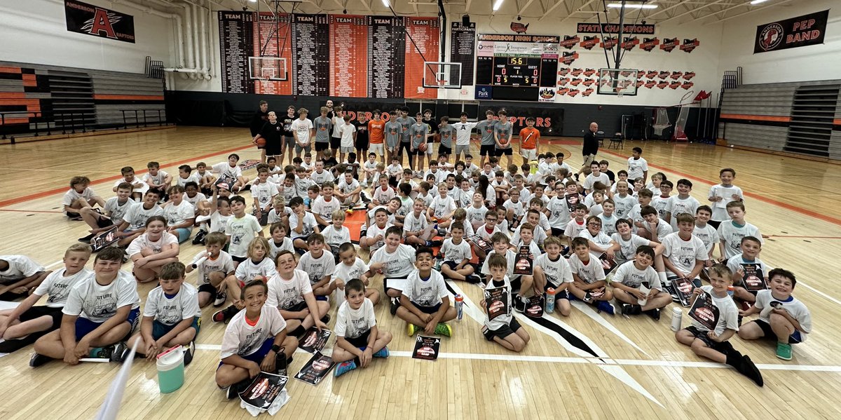 WOW! 150 2nd-8th graders and 24 high school players chose to wake up early everyday on the first week of summer to get better at basketball. The future looks bright!