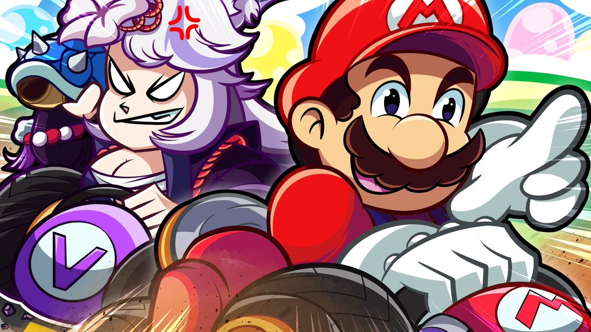 MY FIRST REACTIONS TO MARIO KART WORLD IS OUT ON YOUTUBE COME WATCH ME SCREAM ABOUT HOW CUTE THE PENGUIN IS AAAAA youtu.be/KneoNX3p_G0

Editor: <a href="/Theivid/">David</a> 
Thumbnail: @CasualWholesome