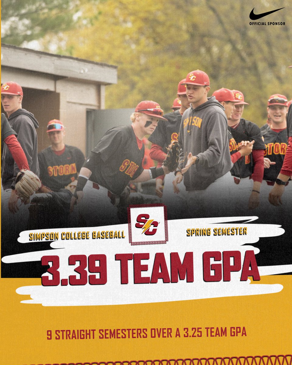 Great work by our guys in the classroom this past semester! 📈

4.0= 9
3.75 ⬆️ = 20
3.5 ⬆️ = 29

#RollStorm