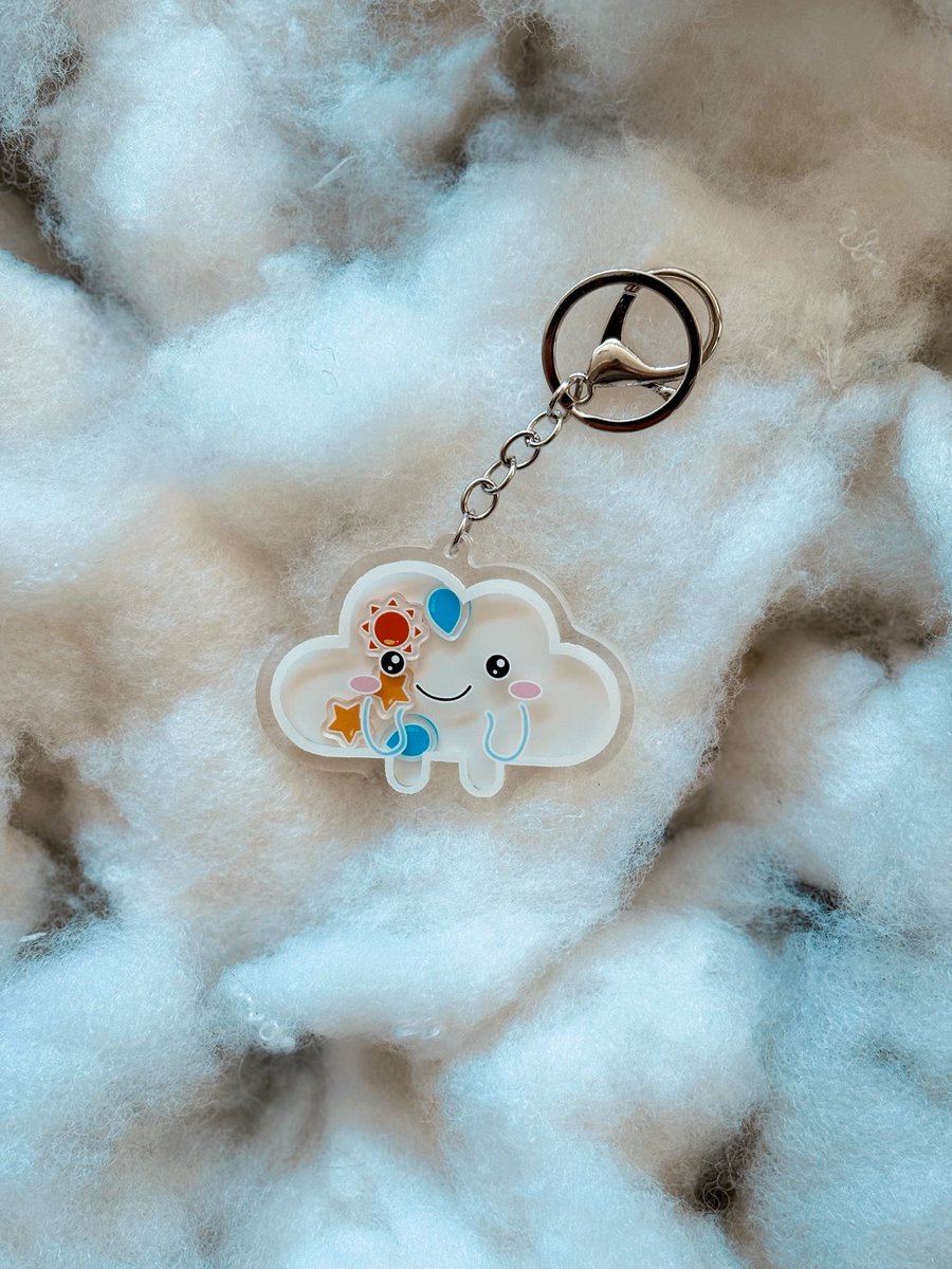 thecloudproj's tweet image. Even in the storm, brighter skies can break through 💙. The Shake a Cloud Keychain is here filled with suns, stars, and raindrops ☁️✨. A pocket-sized reminder of hope and comfort. Shop now → the-cloud-project.com 
#CuteKeychains #SupportSurvivors #MissionDrivenBrand