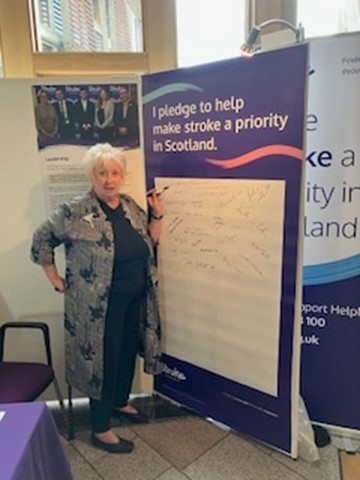Michael Foley (@foleysascotland) on Twitter photo A pleasure having <a href="/CGrahameMSP/">Christine Grahame MSP</a> visit our <a href="/StrokeScotland/">StrokeAssocScotland</a> exhibition stall at <a href="/ScotParl/">Scottish Parliament</a> this week. Grateful for Christine's support calling for stroke to be given greater priority in Scotland. <a href="/StrokeScotland/">StrokeAssocScotland</a> A pleasure having <a href="/CGrahameMSP/">Christine Grahame MSP</a> visit our <a href="/StrokeScotland/">StrokeAssocScotland</a> exhibition stall at <a href="/ScotParl/">Scottish Parliament</a> this week. Grateful for Christine's support calling for stroke to be given greater priority in Scotland. <a href="/StrokeScotland/">StrokeAssocScotland</a>
