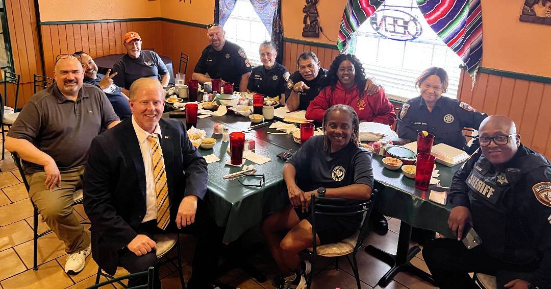 CLEAT Executive Director Bob Leonard and Field Rep Hans Marticiuc were honored to attend the Harris County Employees Organization (HCEO) Executive Board Meeting alongside Region Director Marty Rocha. Great group of hard-working members, and we're proud to have their backs!  🙌