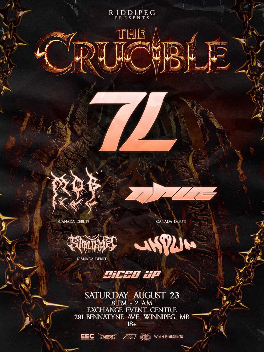 NEW SHOW ANNOUNCEMENT 😳

Get to drop some Riddim w/ some legends August 23rd 🔪