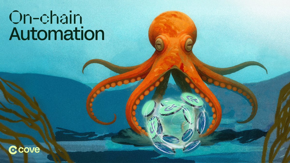 Cove, the one-stop platform for earning onchain, is live now.

We’re solving long lasting problems in AMMs and giving you safe, diversified, blue chip yield.

The magic happens in a not-so-secret contract quietly working hard behind the scenes... 😶‍🌫️