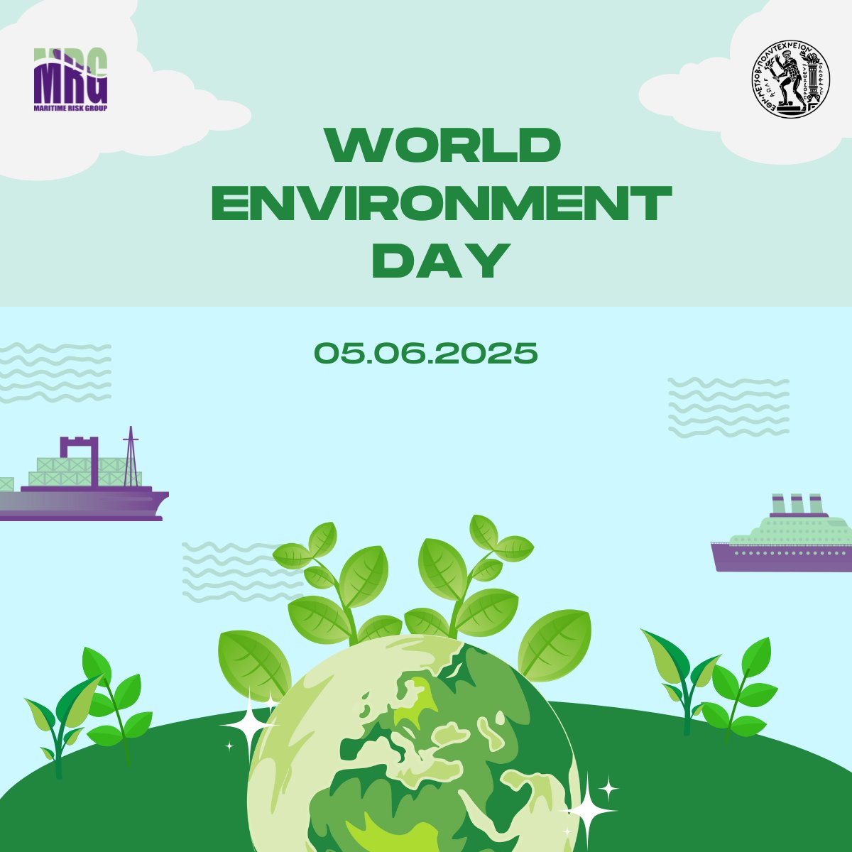 mrg_ntua's tweet image. Today, on #WorldEnvironmentDay, we renew our commitment to a sustainable maritime future.
At @mrg_ntua, we drive innovation in green shipping, emission reduction &amp;amp; ocean protection. Because protecting the seas is protecting our future. 🌊🌱
#MaritimeInnovation #GreenShipping #MGR