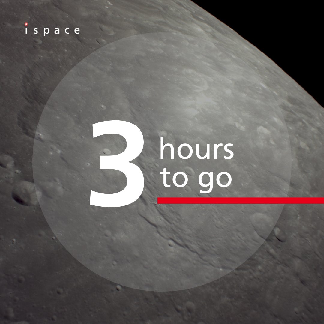 3 hours to go!  🌕  

Fun fact. 

RESILIENCE is carrying a self-contained food production experiment from Euglena Co. 

What if astronauts could grow nutritious food on the Moon? This tiny module could pave the way. From microgreens to Moon meals - the possibilities start here.