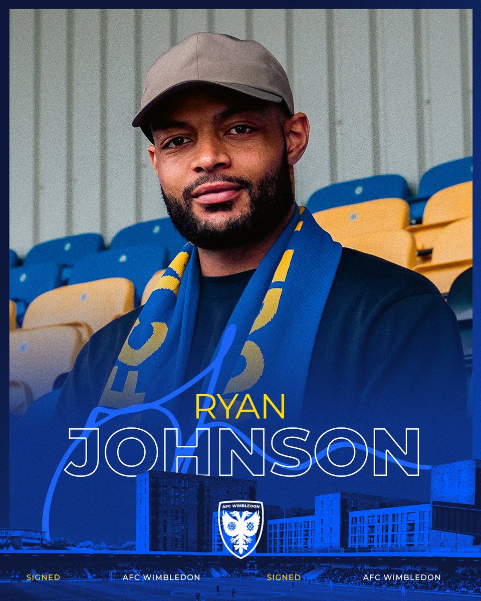Ryan Johnson has today committed his long-term future to the Dons by signing a new two-year deal at the Cherry Red Records Stadium. 📑 

Read the full story here! 👉 tinyurl.com/3xkwwy24

#AFCW 🟡🔵