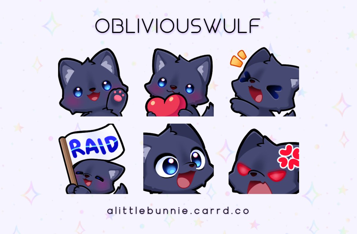 cute wittle wolf emotes! 🐺
thank you so much for commissioning me!