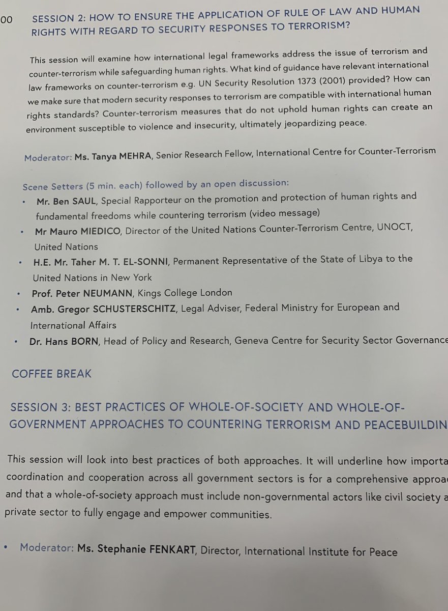GSchusterschitz's tweet image. Fantastic discussions at the roundtable on #counterterrorism and #RuleOfLaw in Vienna. I underlined the important role of the European Court of Justice through its Kadi-jurisprudence and of Austria’s membership in the UN #SecurityCouncil 2009/2010 in introducing the Ombudsperson