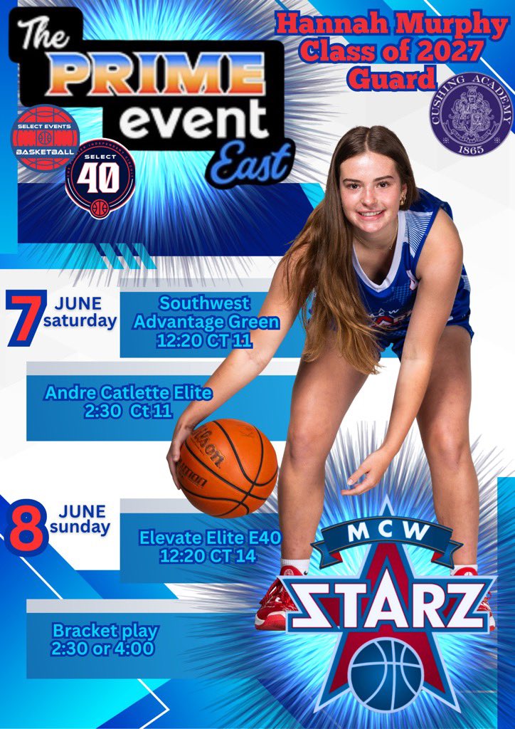 hannah murphy (@hannahmurphy_4) on Twitter photo Here’s my schedule in📍PA with my <a href="/MCWSTARZ/">MCW STARZ</a> team this weekend. Can’t wait!! <a href="/smith31matt/">Matt Smith</a> <a href="/NEPSGBCA/">NEPSGBCA</a> <a href="/CushingGBBall/">Cushing Academy Girls Basketball</a> Here’s my schedule in📍PA with my <a href="/MCWSTARZ/">MCW STARZ</a> team this weekend. Can’t wait!! <a href="/smith31matt/">Matt Smith</a> <a href="/NEPSGBCA/">NEPSGBCA</a> <a href="/CushingGBBall/">Cushing Academy Girls Basketball</a>