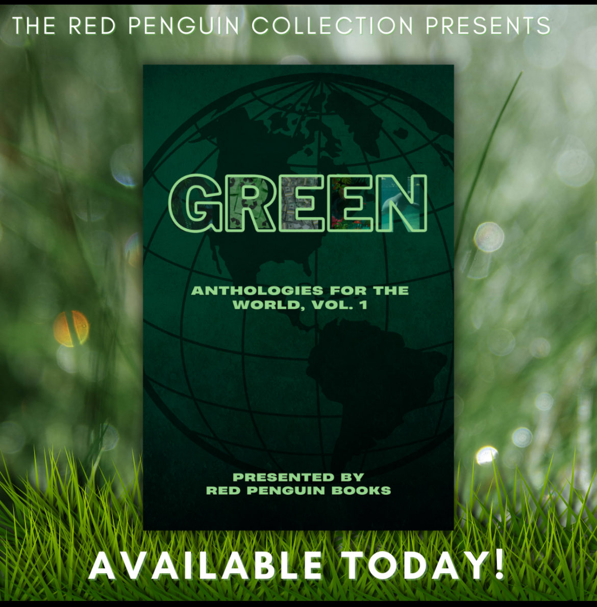Happy to be a contributor in this new anthology (“GREEN”), along with a diverse array of poets and storytellers. 🌱 #poetry #nature (link below) 🌱