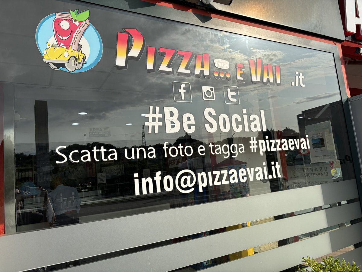 Alice7302495504's tweet image. Area Servizio Umbria (uscita Orte)
Pizza…e vai .it
#pizzaevai 
#BeSocial
Info@pizzaevai.it