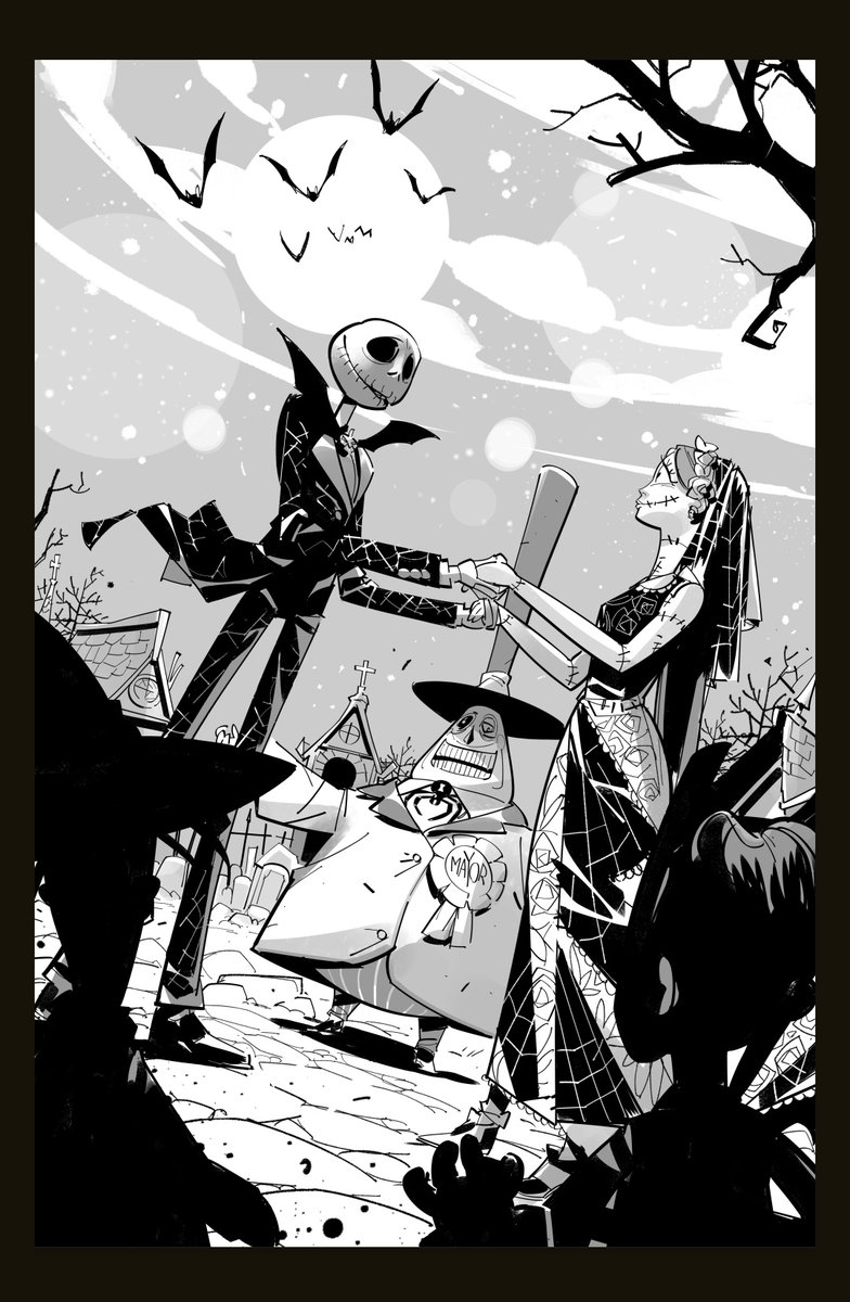 Thanks to @comicsbulletin who wrote a few lines on the book of Nightmare Before Christmas published by @dynamitecomics in collaboration with Disney. The book is scheduled for release this summer so be ready. Here you can also find a preview page.
 Enjoy!
