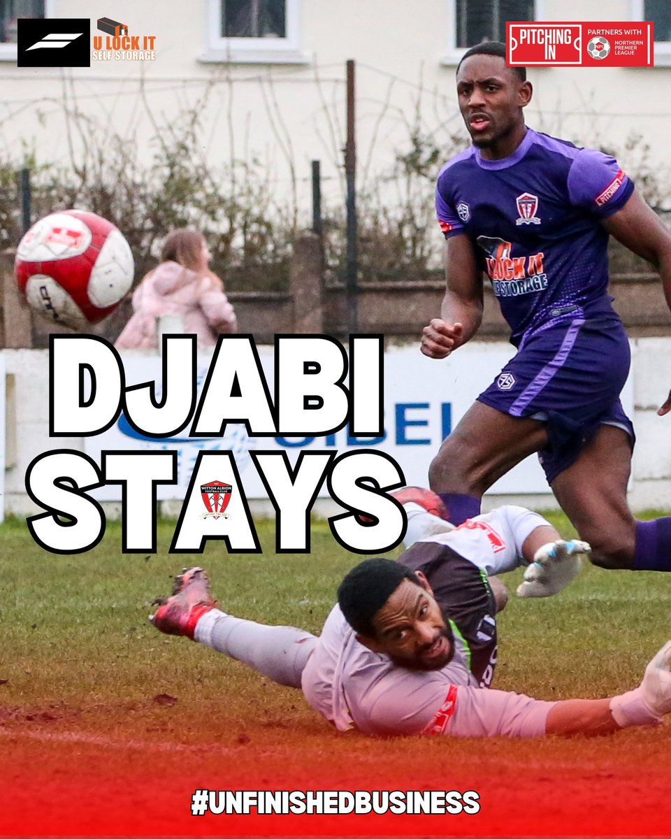 Witton Albion Football Club (@wittonalbion) on Twitter photo ๐ฟ๐
๐ผ๐ฝ๐ ๐๐๐ผ๐๐ ๐โฝ๐ดโช
We are delighted to confirm that Mamadou Djabi has agreed to remain at the Albion next season.
Last season Djabi made 24 appearances for the club scoring 5 times but his season was cut short at the end of March due to injury.
#UnfinishedBusiness ๐ฟ๐
๐ผ๐ฝ๐ ๐๐๐ผ๐๐ ๐โฝ๐ดโช
We are delighted to confirm that Mamadou Djabi has agreed to remain at the Albion next season.
Last season Djabi made 24 appearances for the club scoring 5 times but his season was cut short at the end of March due to injury.
#UnfinishedBusiness