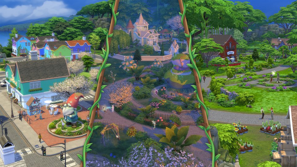 SimMattically's tweet image. Oh? The first official look at the new Enchanted by Nature Expansion Pack for The Sims 4 👀