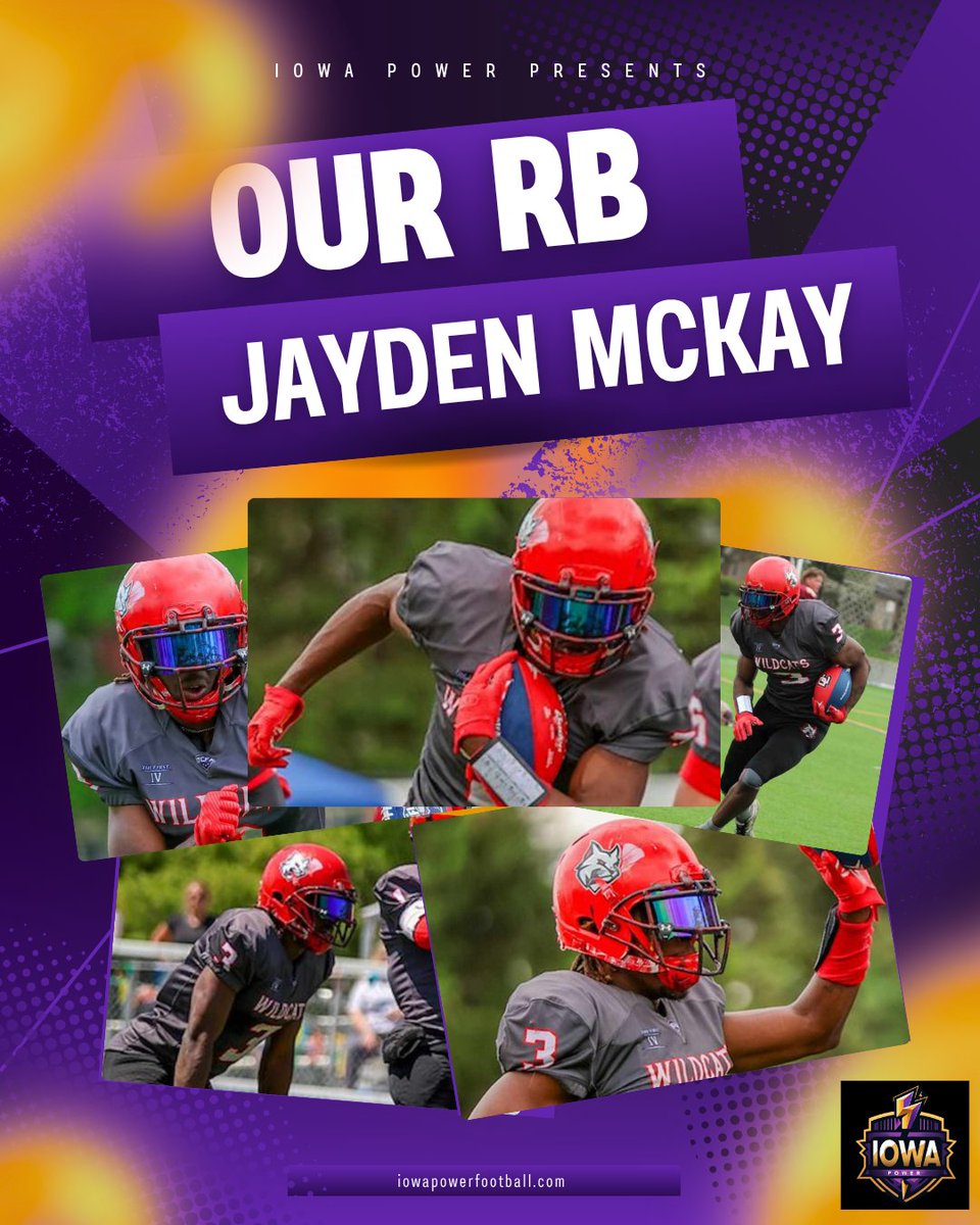 Iowa_Power's tweet image. Player. Performer. Power. Meet Jayden and feel the electricity! ⚡️
#IowaPower #MeetThePlayer #PowerUp #FanLove #ArenaFootball #IndoorLeague #GridironGameTime