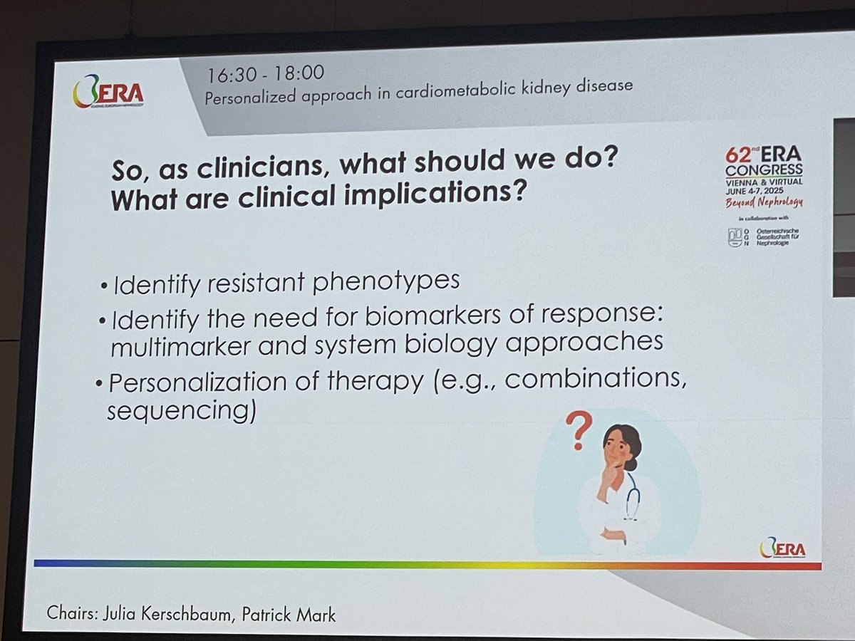 Francisco Valga (@fran__99_) on Twitter photo #ERA25 #BeyondNephrology
Symposium: Personalized approach in cardiometabolic kidney disease
📍 Resistance to novel kidney protective agents: a concept to be developed.
👤 Beatriz Fernandez Fernandez (Spain)
<a href="/beaff26/">Beatriz Fernandez Fernandez</a>
🚨 Very nice presentation👏💯 highlighting ▶️
We still #ERA25 #BeyondNephrology
Symposium: Personalized approach in cardiometabolic kidney disease
📍 Resistance to novel kidney protective agents: a concept to be developed.
👤 Beatriz Fernandez Fernandez (Spain)
<a href="/beaff26/">Beatriz Fernandez Fernandez</a>
🚨 Very nice presentation👏💯 highlighting ▶️
We still