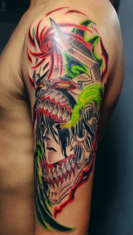 Tatuaje terminado Vasto Lorde X Ulquiorra, muchas gracias a mi hermano y excelente trabajo  instagram.com/beto_hernandez…
☠️☠️☠️