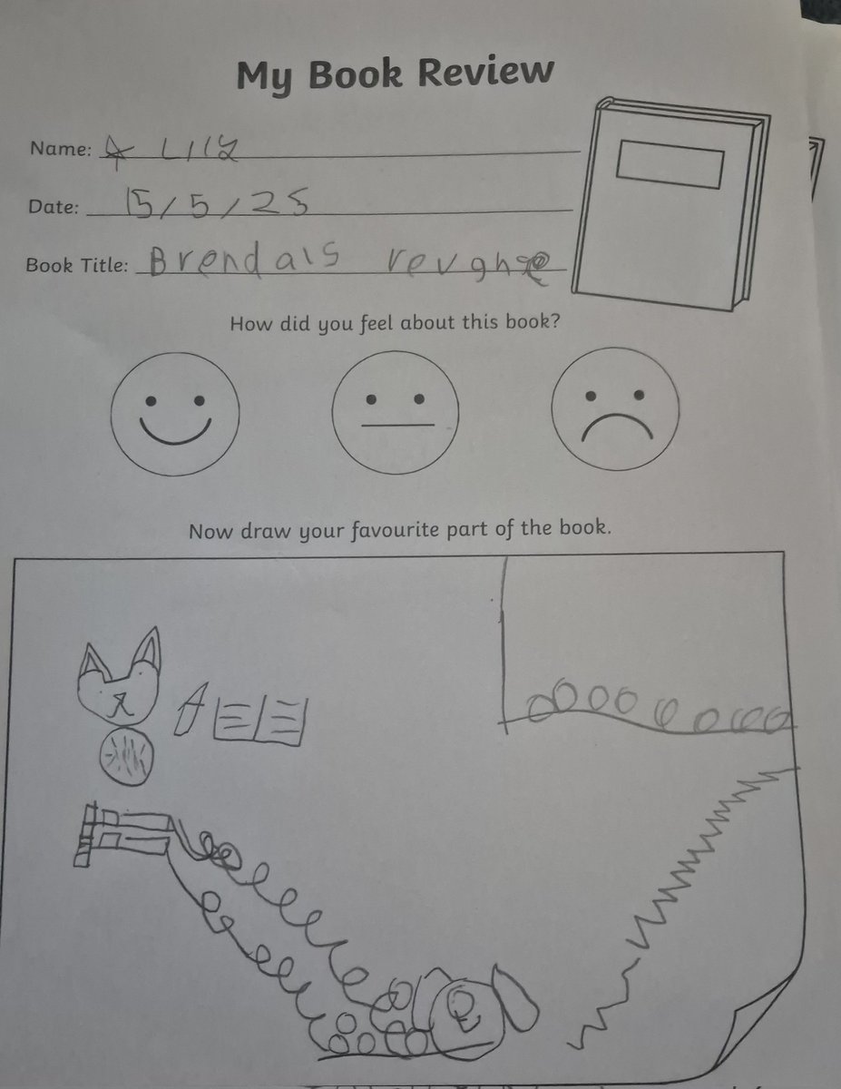 1JB_HCPLA's tweet photo. Thank you to @_Reading_Rocks_ for our goodybags. The children loved sharing our new story and were excited to recieve their own stickers! We did a book review after we read the story. These are some examples:
@HighCragsPLA @6HM_HCA https://t.co/MlK9L0ssXH